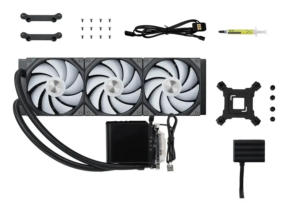 WATX 360mm 3D AMOLED Display AIO Liquid Cooler Photo 5