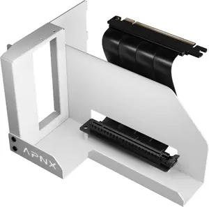 APNX Vertical GPU Mounting Kit GAZU-1045 White — vertical GPU bracket for PC cases, white finish