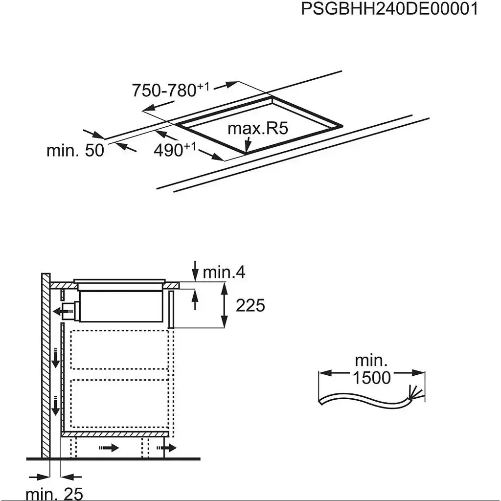 Built-in Cooktop AEG TH84CC23CZ Photo 2