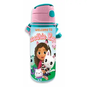 Алюминиевая бутылка для воды Kids Euroswan Gabby's Dollhouse 600 мл