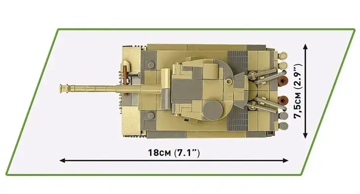 Cobi Panzer VI Tiger I konstruktors 442 detaļas Photo 3