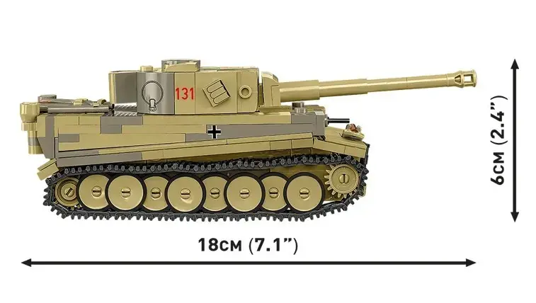 Cobi Panzer VI Tiger I konstruktors 442 detaļas Photo 4