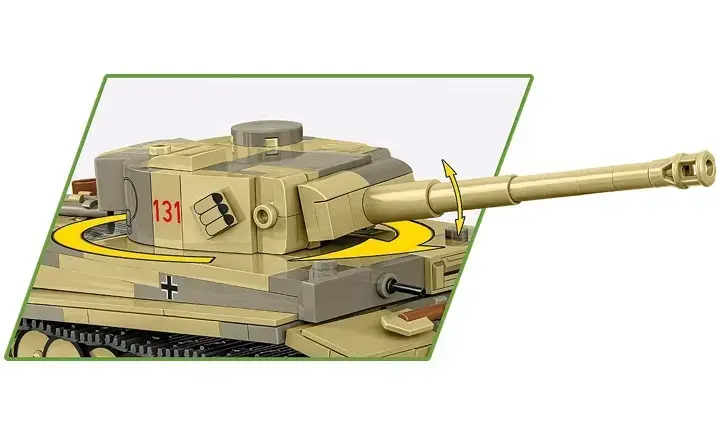 Cobi Panzer VI Tiger I konstruktors 442 detaļas Photo 5