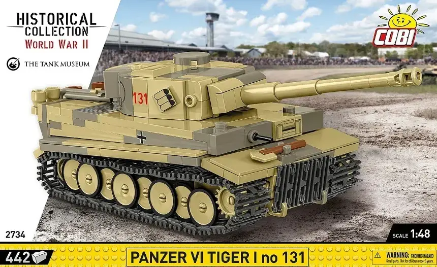 Cobi Panzer VI Tiger I konstruktors 442 detaļas Photo 8