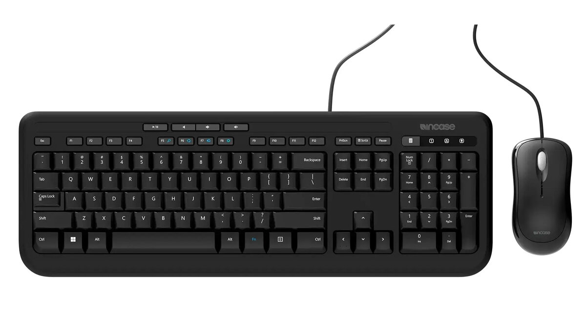 Incase Wired Desktop 600 vadu tastatūras