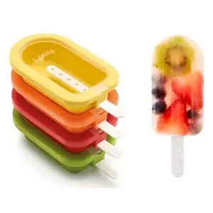 Ice cream molds set Lekue, 4 pieces, mixed colors