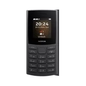 Mobile phone NOKIA 105 4G Black Dual SIM, 1.8-inch display, basic feature phone