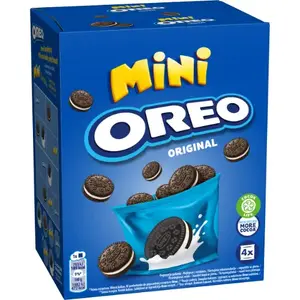 OREO mini pack of 4 x 40 g – bite-size chocolate sandwich cookies