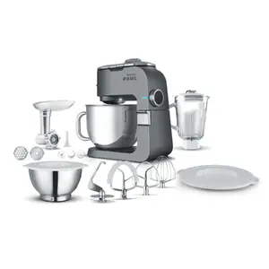 Food processor SENCOR STM7950 1000W 3.5L stainless steel bowl, 6.5L stainless steel bowl, 1.5L glass blender, meat grinder, multi-function attachments
