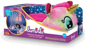 Plush projector Epee Luminki Unicorn 25 cm glow — soft toy with built-in light projector