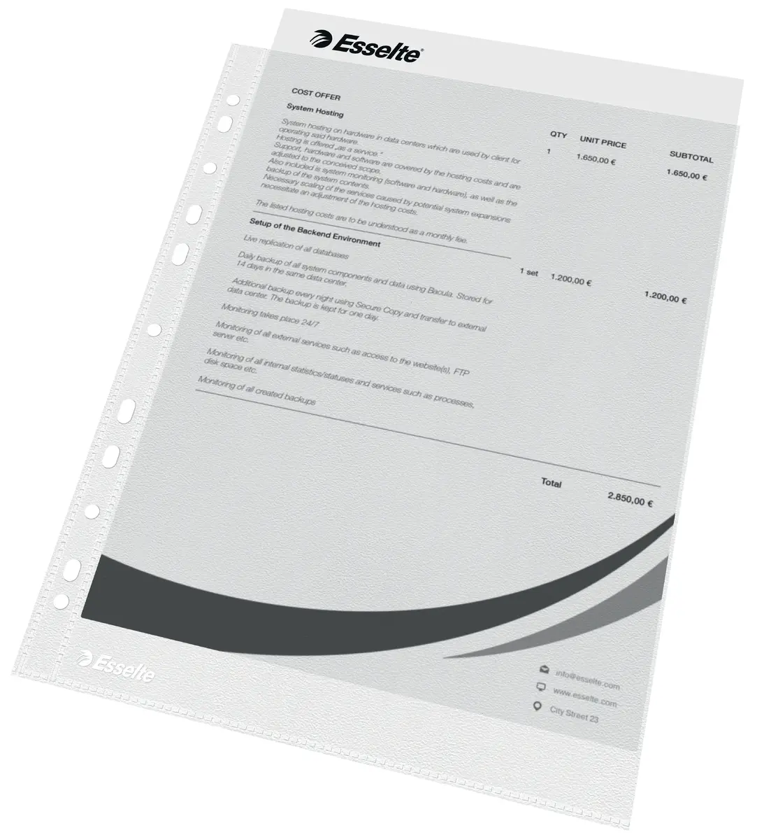 Esselte 56171 sheet protector 56171 Photo 5