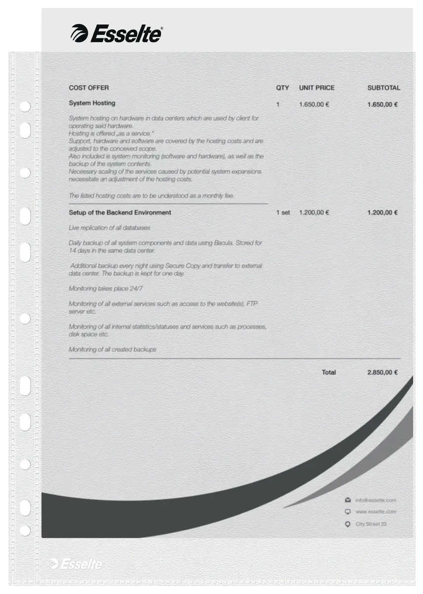Esselte 56171 sheet protector 56171 Photo 7