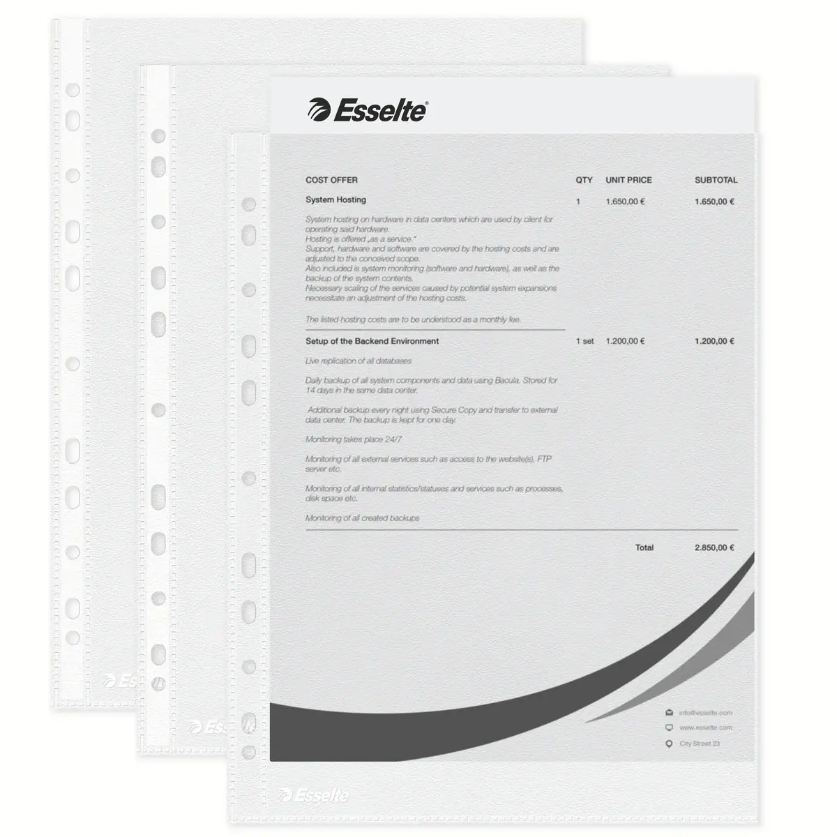 Esselte 56171 sheet protector 56171 Photo 11