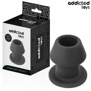 Anālais korķis ADDICTED TOYS EXTREME HOLLOW SILIKONS IZMĒRS M 8.7 CM