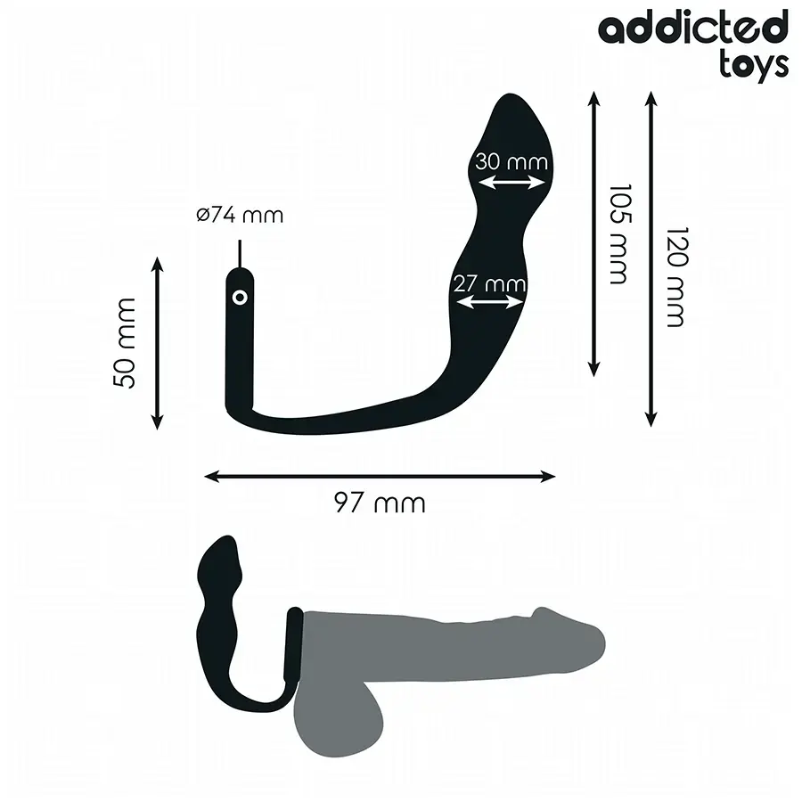 Анальная пробка ADDICTED TOYS Модель 2 Photo 4