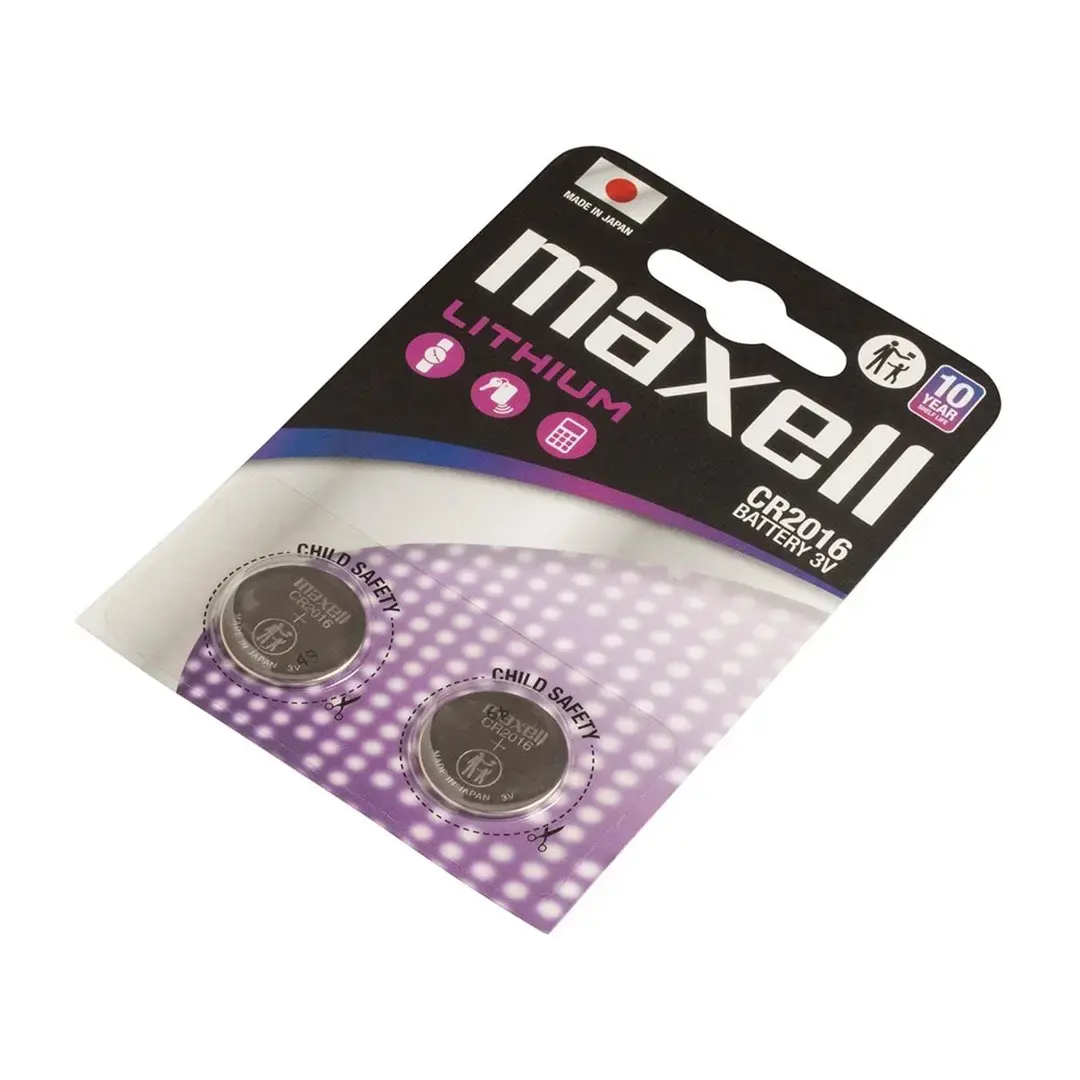 Monētas baterija MAXELL CR2016 3V — 2 gab. Photo 2