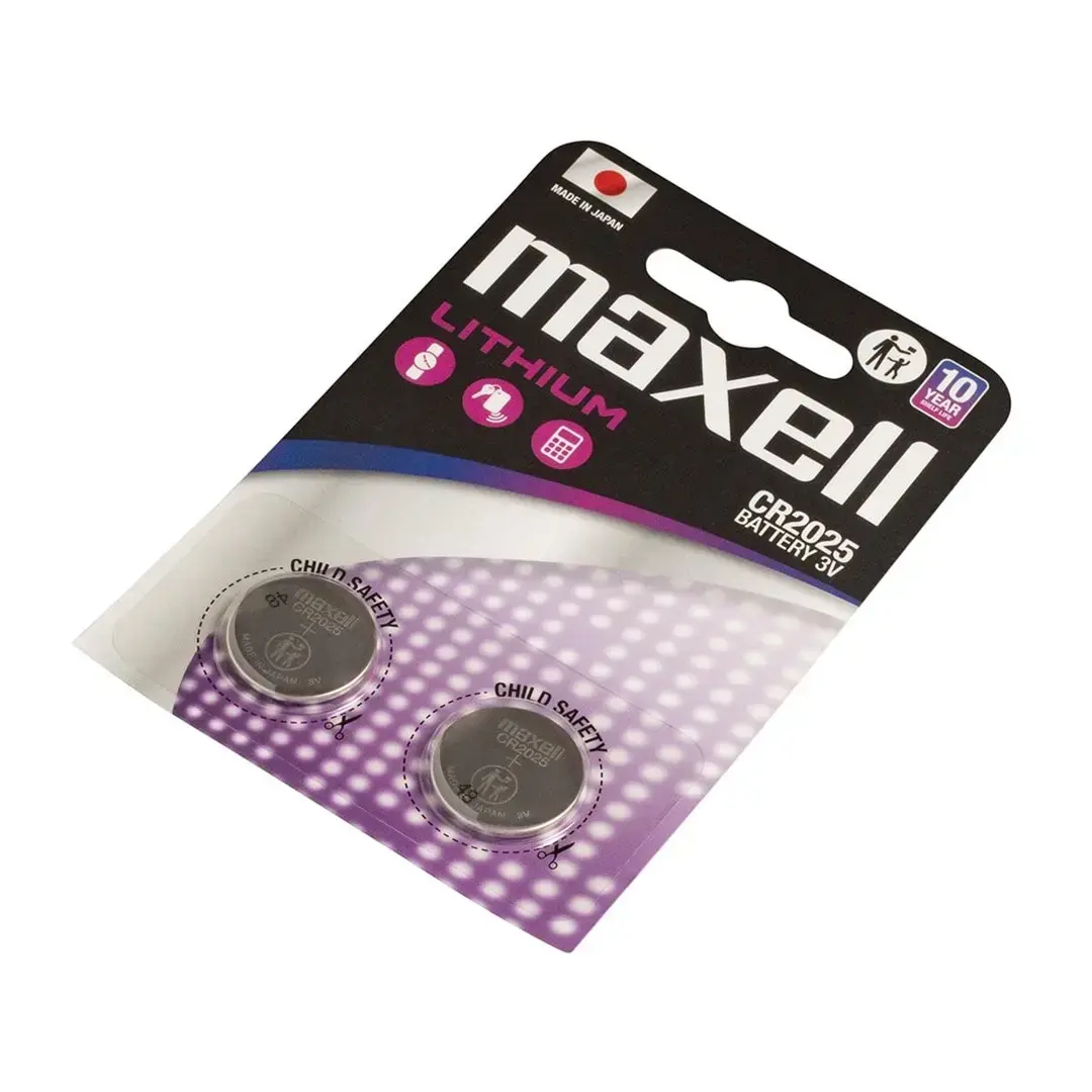 Планшетная батарейка MAXELL CR2025 3В — 2 шт. Photo 2