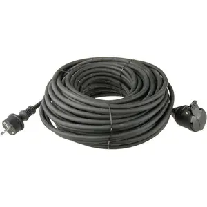 Сетевой удлинитель EMOS P01710 — 1 розетка, чёрный, кабель 10 м