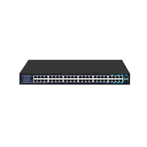 Lanview nevadāms switches LVN-1UMOUNT-48PORT-2SFP-1G — 48x RJ45 1G porti, 2x SFP