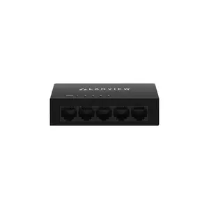 Nevadāms pārslēdzējs Lanview LVN-DESK-5PORT-1G — 5 porti 1 Gbps galds