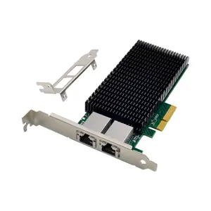 Iekšējā tīkla karte MicroConnect MC-PCIEX4-X540-T2-D ar PCI Express resursdatora saskarni un maksimālo datu pārsūtīšanas ātrumu 10000 Mbit/s