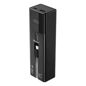 Portable Power Bank TRACER Quant 10000 mAh Li-Ion, PD & QC3.0, 3 ports (2×USB-C, 1×USB-A), 100W, Black