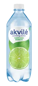 Flavored Sparkling Drinking Water Akvilė Lime 0.6 L