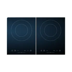 Induction cooker Scandomestic HOI57T — freestanding, 4 cooking zones, touch control, timer, child lock