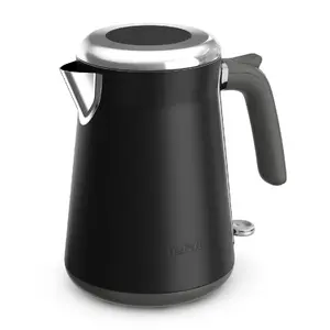Электрочайник Tefal KI6668E0 — 1.7 л, 2400 Вт, корпус из нержавеющей стали, чёрный