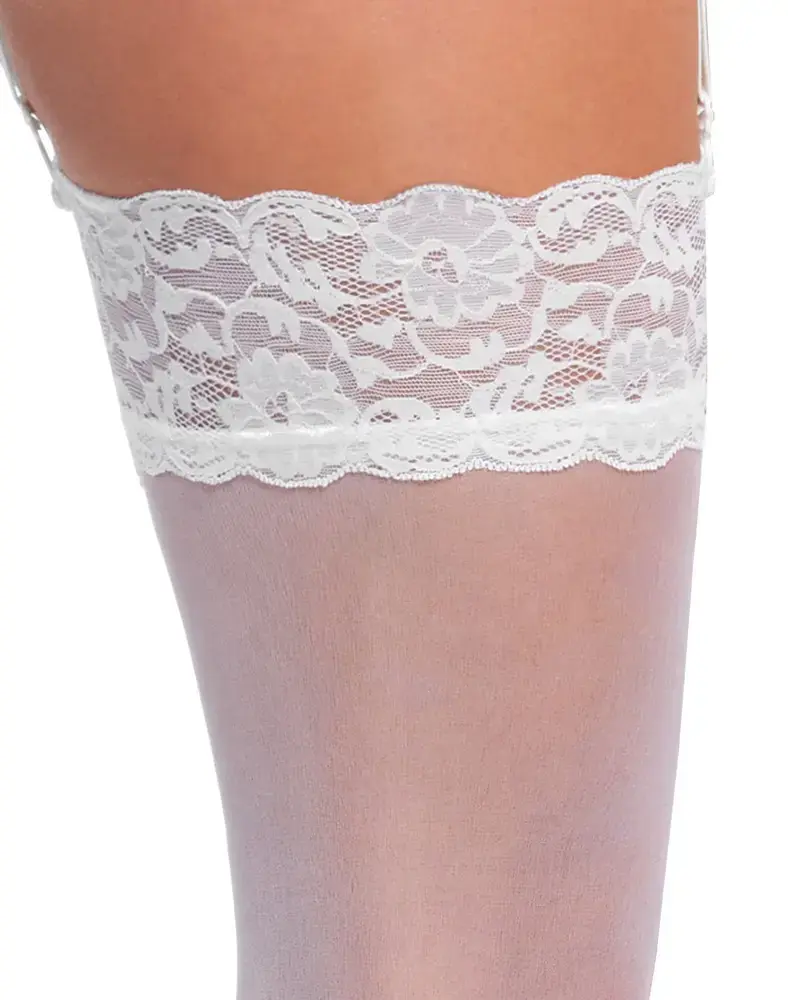 Чулки до бедра cottelli collection 25407892041 Размер L Photo 6