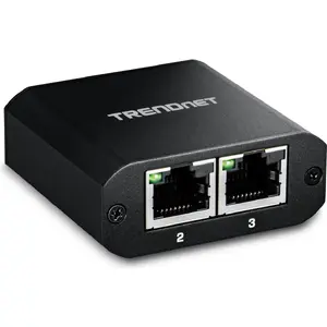 PoE splitter TRENDnet TEG-102S v1.0R — 10/100 Mbps Ethernet output