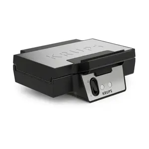 Waffle maker KRUPS FDK2 — 2 waffles, square plates, 850 W, black