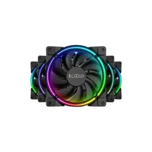 120mm PCCOOLER case fan CORONA-FRGB-5I1, 1000–2000 RPM, ARGB lighting