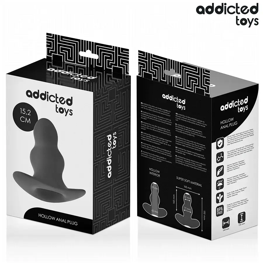 Анальная пробка ADDICTED TOYS Пустотелая XXL 15.2 СМ Photo 7
