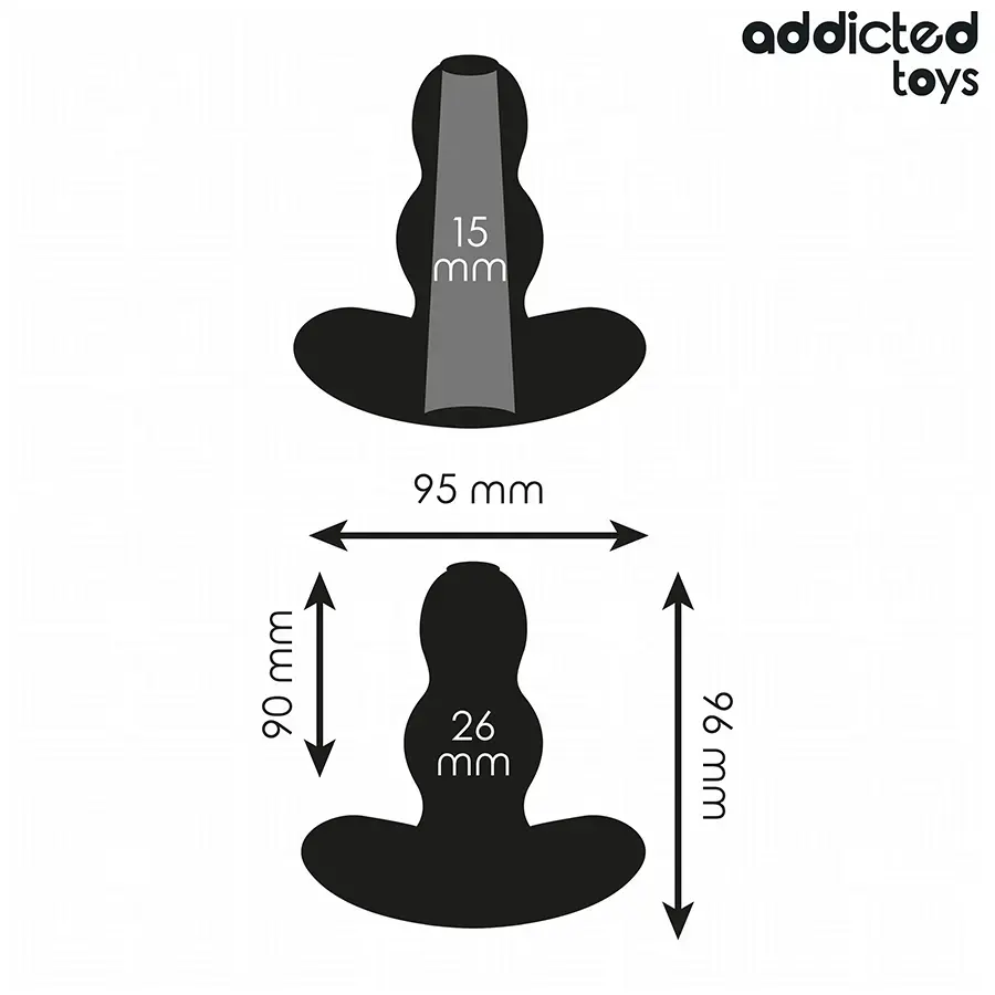 Анальная пробка ADDICTED TOYS Размер M Photo 4