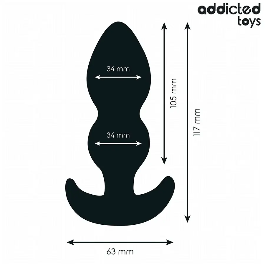 Анальная пробка ADDICTED TOYS СИЛИКОНОВАЯ РАЗМЕР L Photo 4