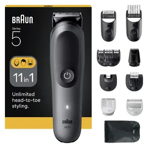 Hair Trimmers Braun 80789913 Dark Grey AC Battery 120 min