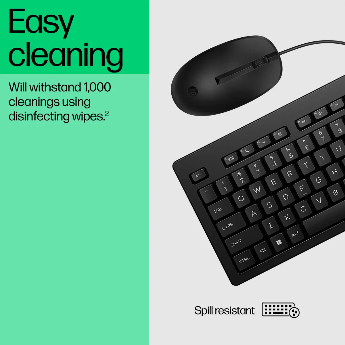 HP 225 Wired Mouse and Keyboard Combo Photo 5