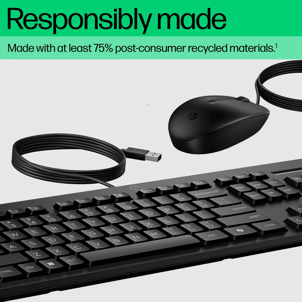 HP 225 Wired Mouse and Keyboard Combo Photo 6