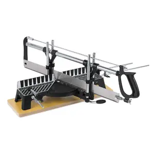 Manuālā leņķzāģis KREATOR KRT811001 550 mm asmens, 14 TPI, 6 leņķu iestatījumi