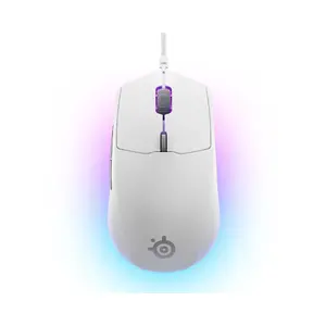 Игровая мышь STEELSERIES Rival 3 Gen 2 — оптическая, 8500 DPI, проводная USB Type-A, правая, белая, 77 г