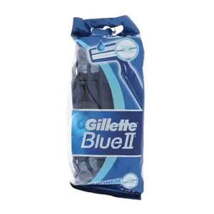Одноразовая бритва Gillette Blue II 10 шт. для мужчин — двухлезвийная