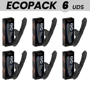 Вибратор IBIZA TECHNOLOGY D-244384 — модель ECOPACKS с эффектом «кусанья» и вращения