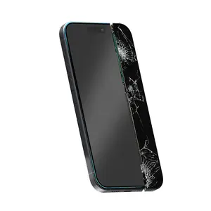 Защитное гибридное стекло Crong для iPhone 16 Pro — стойкое к царапинам, ударо‑ и разбива‑непроницаемое