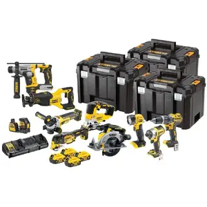 Набор инструментов DeWalt DCK1012P4T-QW — 18 предметов, литий-ионная батарея в комплекте
