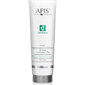 Foot cream APIS Api-Podo regenerative moisturizing with 20% urea and ionized silver, 100 ml
