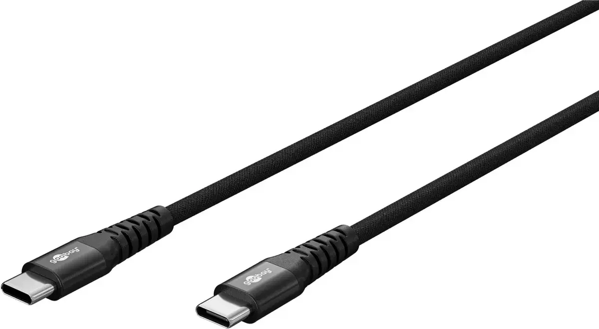 USB-C cable GOOBAY 73953 — 1 m textile Photo 3