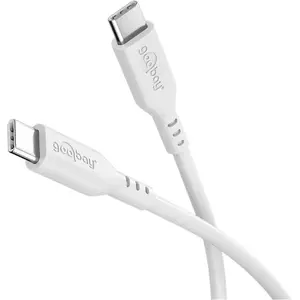 USB-C cable GOOBAY 77743, silicone jacket, 1 m, fast charging