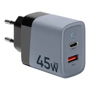 Power adapter Tactical Tactical Microgrid GaN 45W Tactical Grey — 45W USB charger with GaN technology