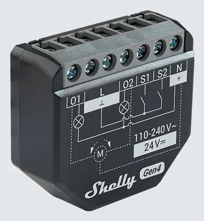 Shelly 2PM Gen4 привод для жалюзи 2 канала Photo 3